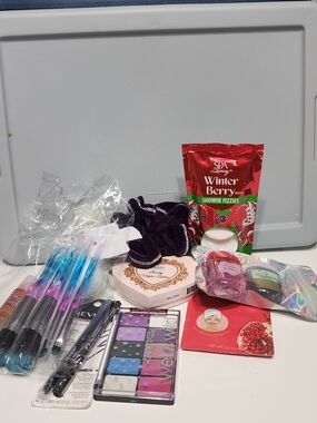 Mystery Bundle Of Over 13 Beauty Products.